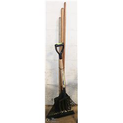 LOT OF 4 GARDEN TOOLS