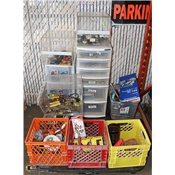 PALLET OF 6 DRAWERS OF TOOL, WRENCHES,