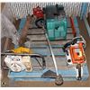 Image 1 : PALLET WITH 4 GAS POWERED TOOLS -STIHL 051 AV