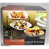 Image 1 : 3 TIERED BUFFET SERVER