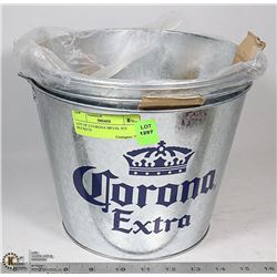 LOT OF 2 CORONA METAL ICE BUCKETS
