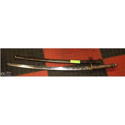 ORNAMENTAL SAMURAI SWORD, METAL SHEATH/HANDLE