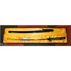 ORNAMENTAL SAMURAI SWORD, BLACK DRAGON, 440-SS