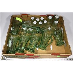 FLAT OF COCA COLA GLASSWARE