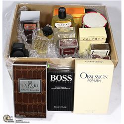 COLOGNE- 17 VINTAGE BOTTLES- HUGO BOSS, HERMES,
