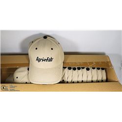 BOX OF 18 NEW OTTO COLLECTION CAPS - TAN