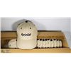 Image 1 : BOX OF 18 NEW OTTO COLLECTION CAPS - TAN