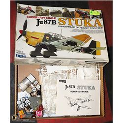 MPC JU87B STUKA SUPER 1:24 SCALE MODEL KIT