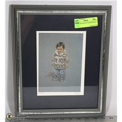 COWICHAN BOY BY Q BOUROUGH 11 X 13,