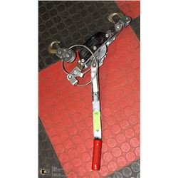 HAND WINCH CABLE TIGHTENER WITH HOOKS