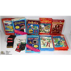 11 COLECO & INTELLIVISION GAMES, INCOMPLETE AND