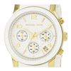 Image 2 : NEW MICHAEL KORS WHITE DIAL/BAND 39MM MSRP $375