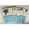 Image 1 : 8 ASSORTED 1ST DAY ISSUE ENVELOPES WITH STAMPS