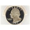 Image 1 : 1995-S WASHINGTON SILVER QUARTER PCGS PR69 DCAM