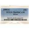 Image 3 : 1995-S WASHINGTON SILVER QUARTER PCGS PR69 DCAM