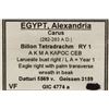 Image 3 : 282-283 A.D. EGYPT, ALEXANDRIA CARUS BILLON
