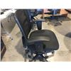 Image 2 : ULINE LORELL ERGOMESH SERIES MANAGERIAL MID-BACK CHAIR - BLACK FABRIC SEAT, BLACK BACK & FRAME,