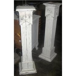 Pair of 19th c. French oak painted #983843