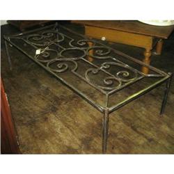 French polish iron coffee table c.1940 #983848