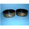 Image 1 : Pair of Chinese export lacquer wine coasters #983884