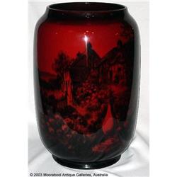 Giant Doulton Flambe vase IT'S HUGE! #984000