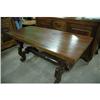 Image 1 : French walnut trussle table c.1880 #984158