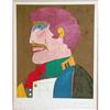 Image 1 : Richard Lindner, Profile, Signed Lithograph  #984231