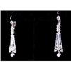 Image 1 : Edwardian Diamond and Sapphire " Bow"  Earrings #984260