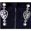 Image 1 : Pair of Rose Cut Diamond Earrings #984282