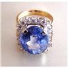 Image 1 : Oval Sapphire and Diamond Ring #984367