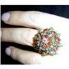 Image 1 : Diamond, Ruby, Sapphire and Emerald Ring #984368