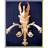 Image 1 : PR GILT BRONZE DOUBLE SWAN SCONCES 19C FRANCE #984516