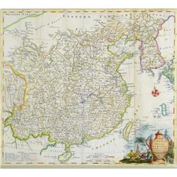 A New Map of China Drawn from Surveys #993920