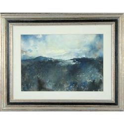 Watercolor, abstract ?Sky? by: Unknown  #993933