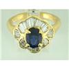 Image 1 : Custom 1.00ct Sapphire and Diamond Ring #994093