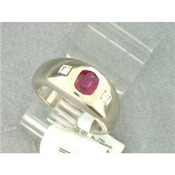 Ruby-holics! 1.00ct Burmese and Diamond 14k #994107