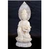Image 1 : CHINESE WHITE JADE SEATED BUDDHA - TANG DYNASTY #994142