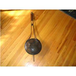 iron pop corn popper for fireplace or camp fire #994153