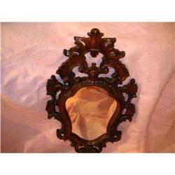 mirror in wood with stunning detailing #994155