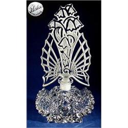CZECH PERFUME BOTTLE KISSING BUTTERFLIES MORLEE #994169
