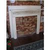 Image 1 : WHITE PAINTED OAK MANTLE SHABBY CHIC STYLE #994198