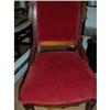 victorian eastlake red velvet chairs 1800`s #994208
