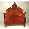Image 1 : Beautiful Victorian Highly Carved Walnut Bed #994220