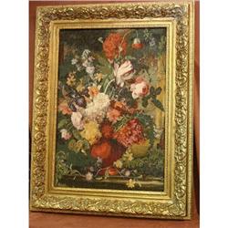 Outstanding Floral Tapestry in Large Gold #994224