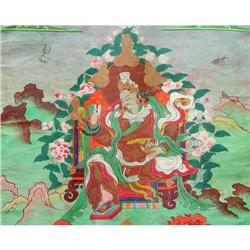 ANTIQUE TIBETAN THANGKA PAINTING OF DEITIES #994241
