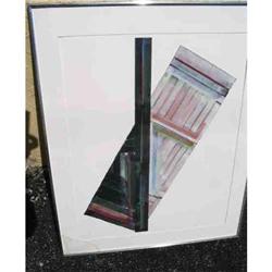 1981 Abstract Watercolor Painting Warren Rosser #994267