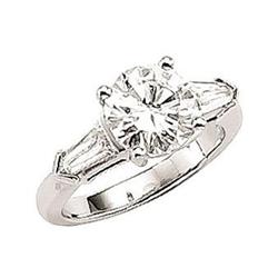 G VS1 diamond ring 3.1 carat baguette diamonds #994609