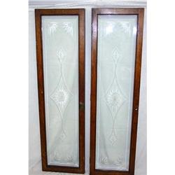 Beveled cut glass doors #994629