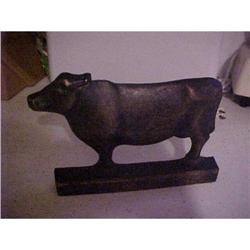 Doorstop, Cow, Bronze; (c) 1900's #994647