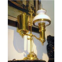 Original  Kerosene table lamp electrified #994655